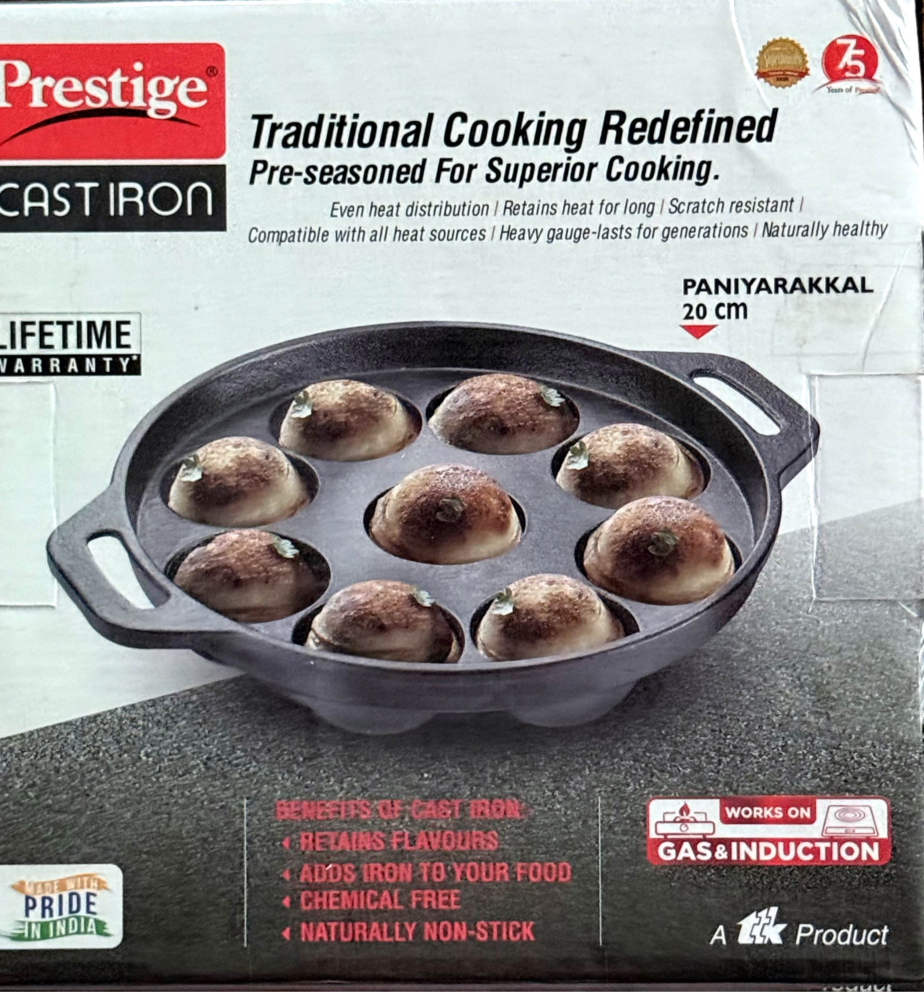 Prestige Cast Iron Paniyarakal