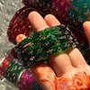Premium Crystal Cut Glass Kada Bangles