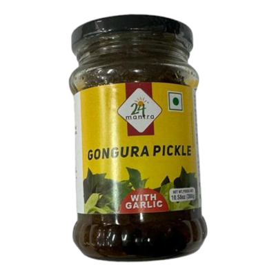 24 Mantra Organic Gongura Pickle, 300 Grams