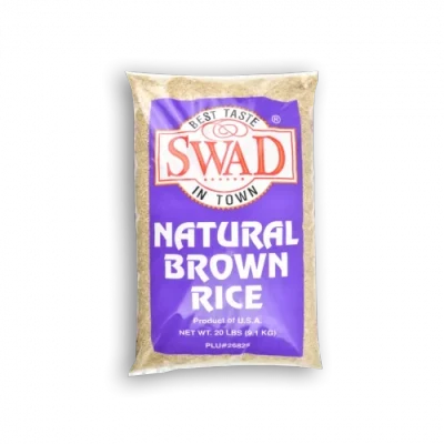 Swad Natural Brown Rice, 20 Lb