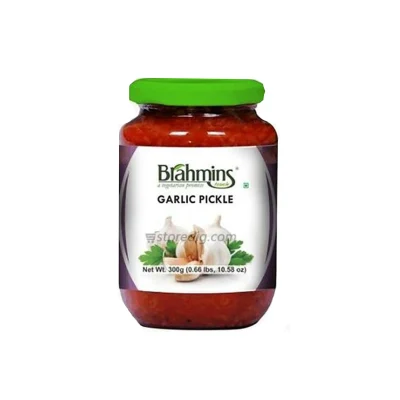 Brahmins Garlic Pickle, 400 Grams