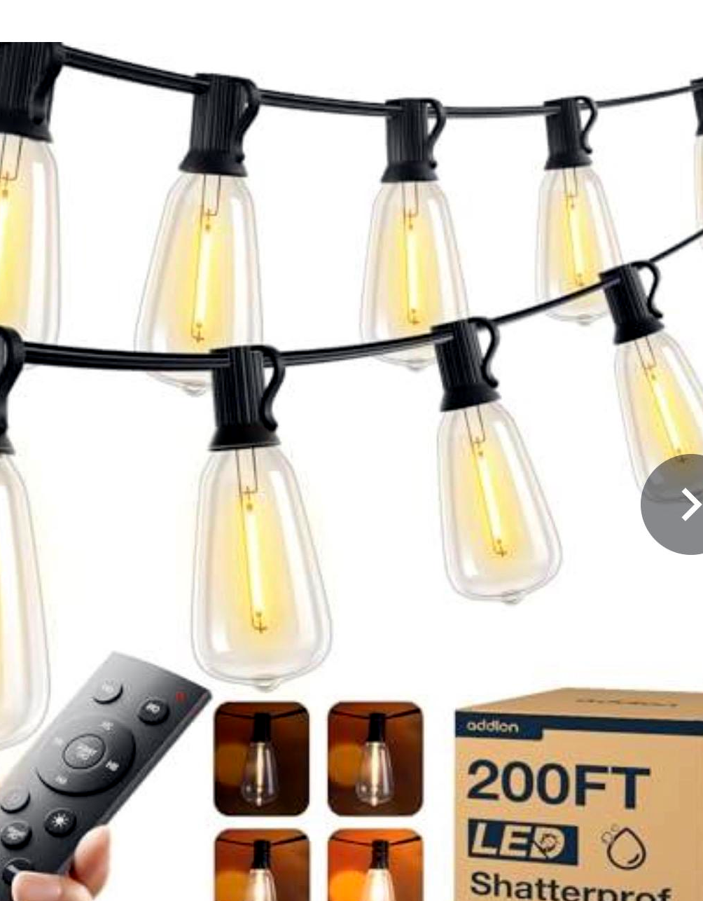 Addlon 200FT(50FT*4) Led out door lights