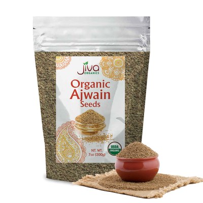 Jiva Organic Ajwain Seeds, 200 Grams