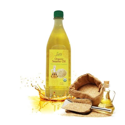 Jiva Organic Sesame Oil, 1 lit