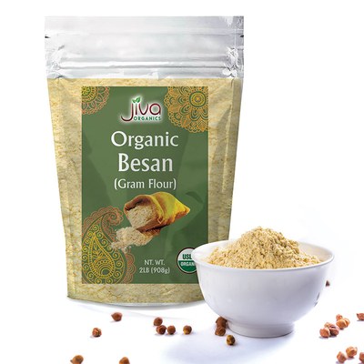 Jiva Organic Besan Flour, 2 LB