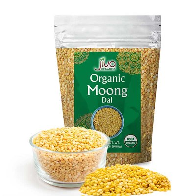 Jiva Organic Moong Dal, 2 LB