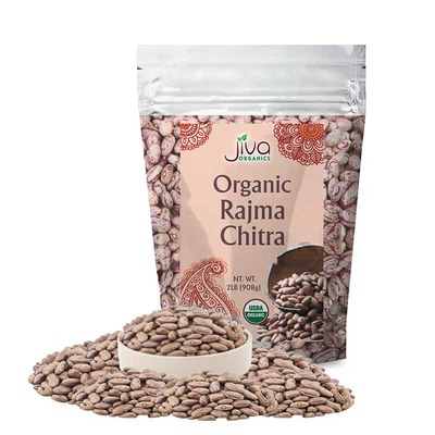 Jiva Organic Rajma Chitra, 2 Lb