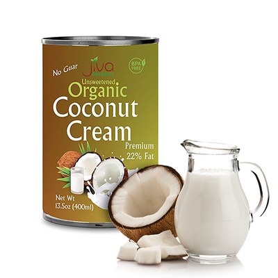 Jiva Organic Coconut Cream, 400 Ml