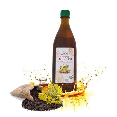 Jiva Organic Mustard Oil, 1 Litre
