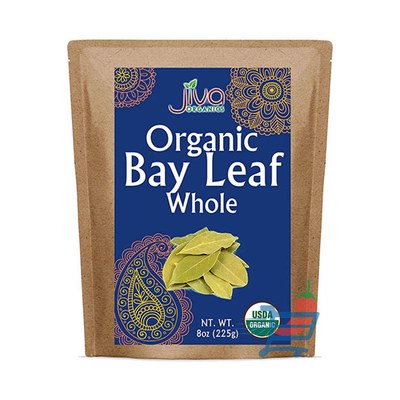 Jiva Organic Bay leaf Whole, 227 Grams