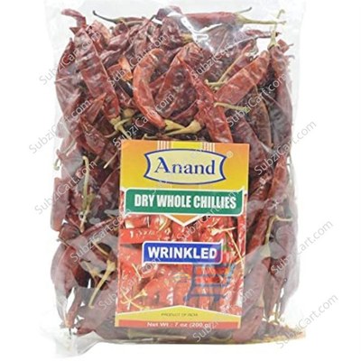 Anand Dry Whole Chilli Wrinkle, 14 Oz