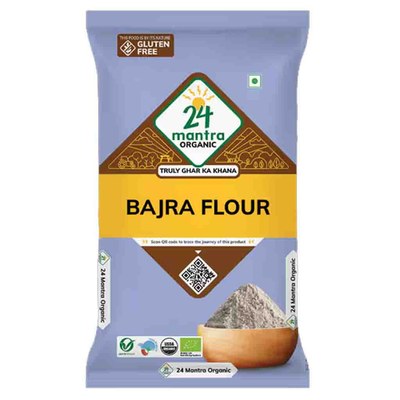24 Mantra Bajra Flour, 2 LB