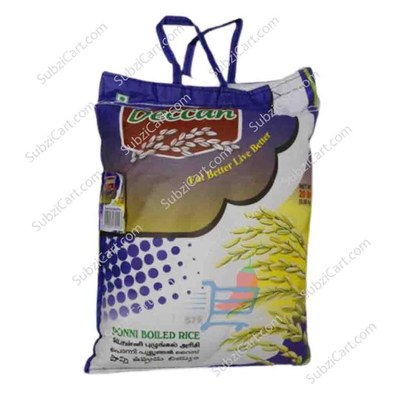 Deccan Ponni Boiled Rice, 20 Lb