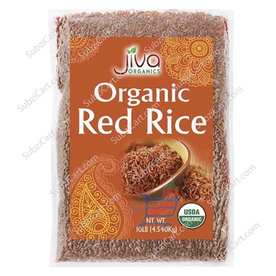 Jiva Organic Red Rice, 10 Lb