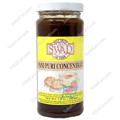 Swad Panipuri Concentrate, 7.5 Oz