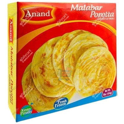 Anand Malabar Parotta Frozen, 1LB
