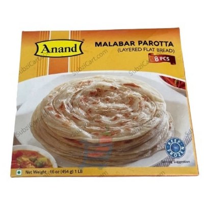 Anand Malabar Parotta No 8 Frozen, 3.6 LB