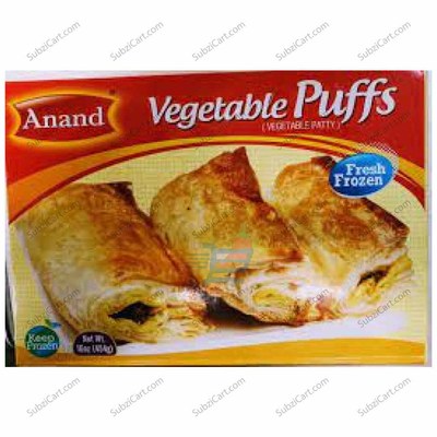 Anand Vegetable Puffs Frozen , 1 LB