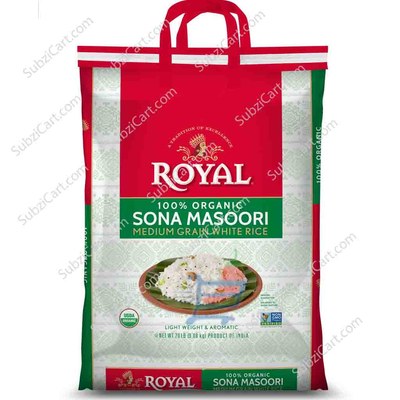 Royal Organic Sona Masoori Rice, 20 Lb