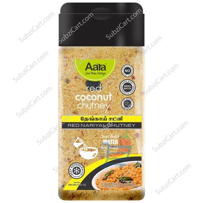 Aara Red Coconut Chutney, 200 Grams