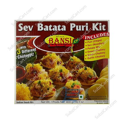 Bansi Sev Batata Puri Kit, 400 Grams