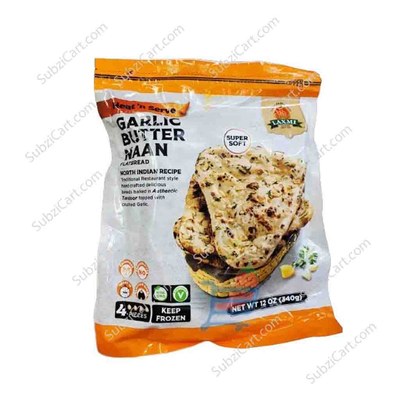 Laxmi Garlic Butter Naan Frozen, 340 Grams