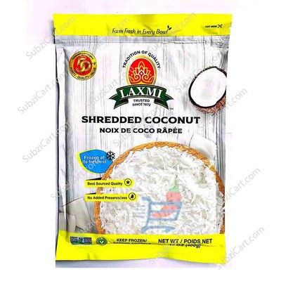 Laxmi Shredded Coconut Frozen, 400 Grams