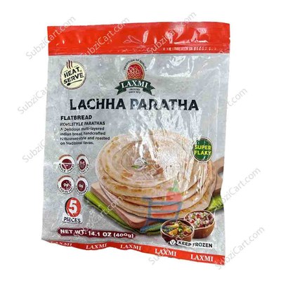 Laxmi Lachha Paratha Frozen, 400 Grams
