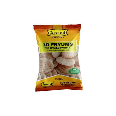Anand 3D Fryums Big Ovals, 400 Grams