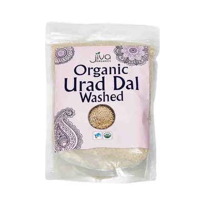 Jiva Organic Org Urad Dal Washed, 4 Lb