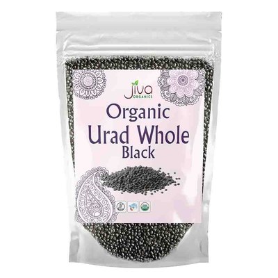 Jiva Org Urad Whole Black, 4 Lb