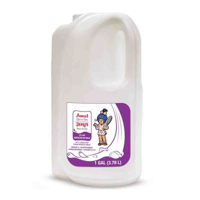 Amul 2 Percent Fat Milk, 3.78 Ltr