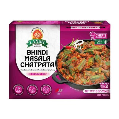 Laxmi Bhindi Masala Chatpata Frozen, 284 Grams