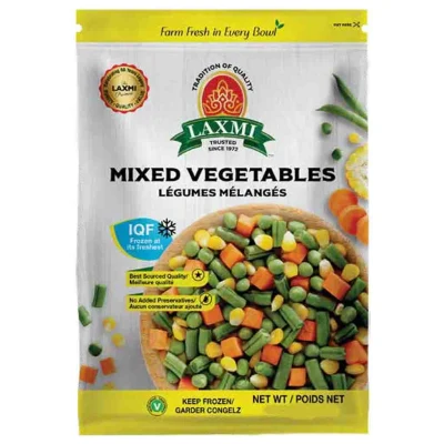 Laxmi Mixed Vegitable Frozen, 908 Grams