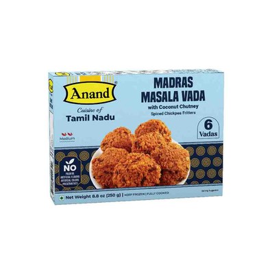 Anand Madras Masala Vada Frozen, 250 Grams
