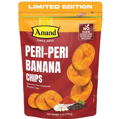 Anand Peri Peri Banana Chips, 170 Grams