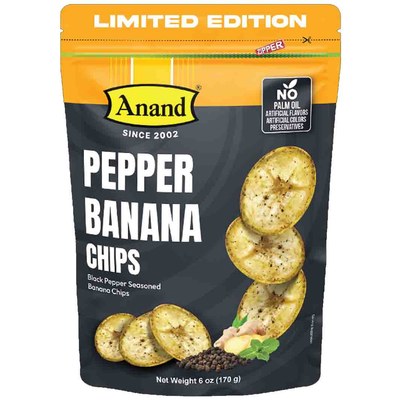 Anand Pepper Banana Chips, 170 Grams