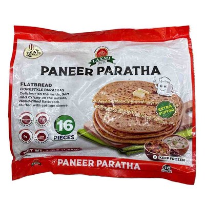 Laxmi Paneer Paratha Frozen, 1.6 Kg