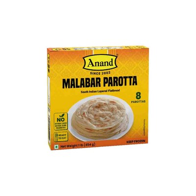 Anand King Size Malabar Parotta Frozen, 1 Lb