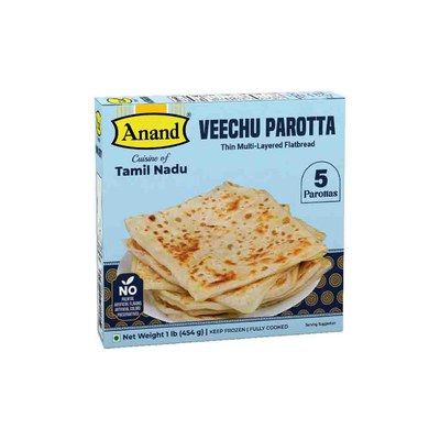 Anand Veechu Paratha Frozen, 1 Lb
