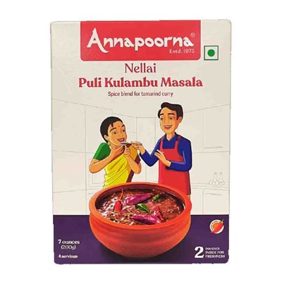 Annapoorna Nellai Puli Kulambu Masala, 200 Grams