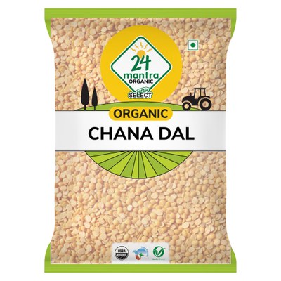 24 Mantra Bengal Gram (Chana Dal), 4 LB