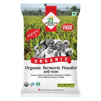 24 Mantra Turmeric Powder, 200 Grams
