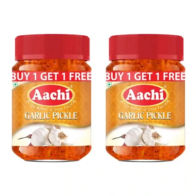 Aachi Garlic Pickle, 200 Grams