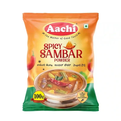 Aachi Spicy Sambar Powder, 100 Grams