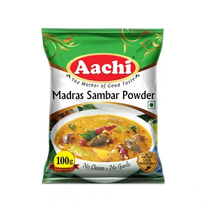 Aachifoods Madras Sambar Powder, 100 Grams