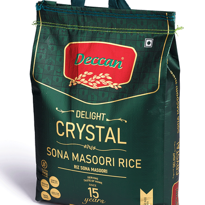 Deccan Delight Crystel Sona Masoori Rice, 20 Lb