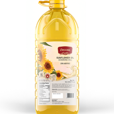 Deccan Naturals Deccan Sunflower Oil, 5 Liter