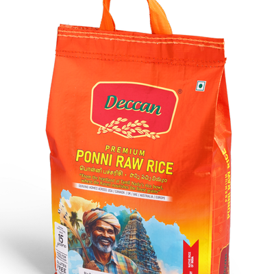 Deccan Ponni Raw Rice, 10 Lb