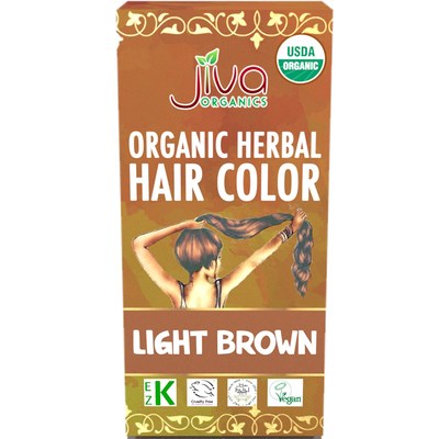 Jiva Org Light Brown Hair Colour, 100 Grams